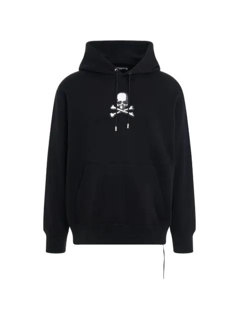 skull-emblem hoodie by MASTERMIND