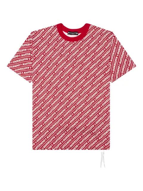 skull logo-print T-shirt by MASTERMIND