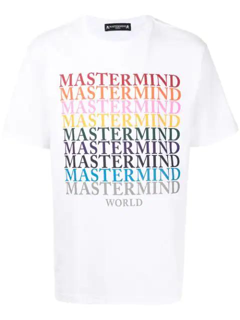 skull logo-print cotton T-shirt by MASTERMIND