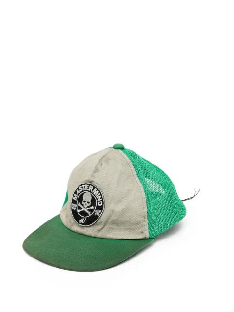 skull-patch mesh-panel cap by MASTERMIND