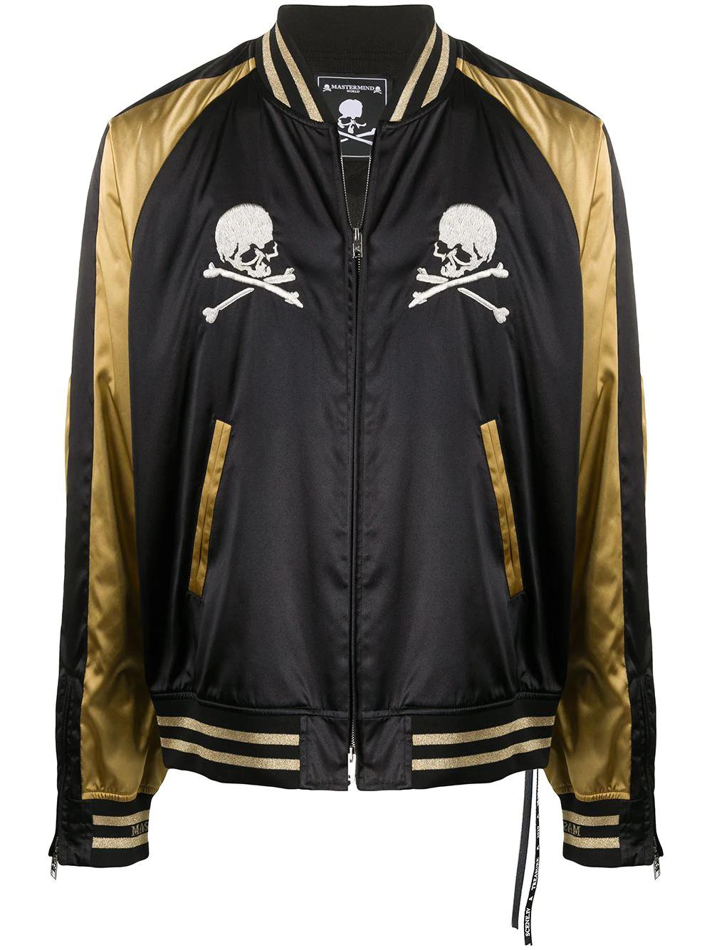 skull print bomber jacket by MASTERMIND