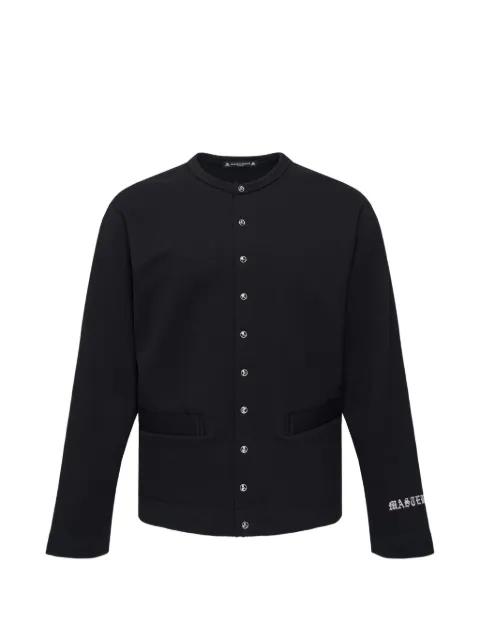 skull-print button-up cardigan by MASTERMIND