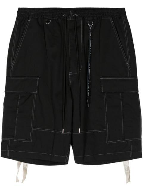 skull-print cargo shorts by MASTERMIND