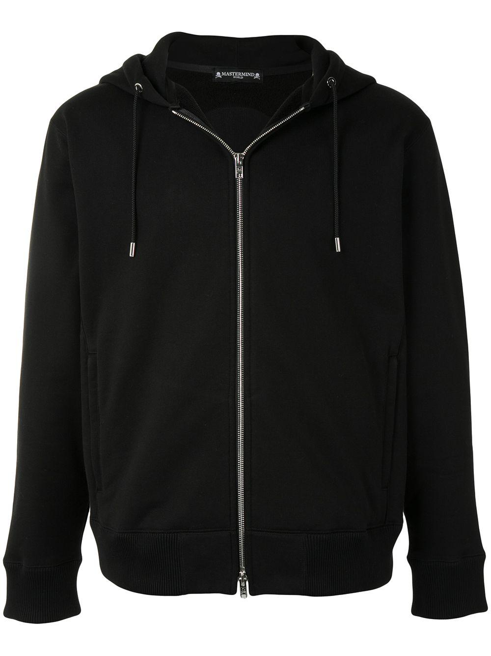 skull-print cotton hoodie by MASTERMIND