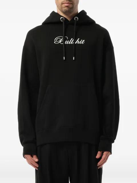 skull-print drawstring hoodie by MASTERMIND