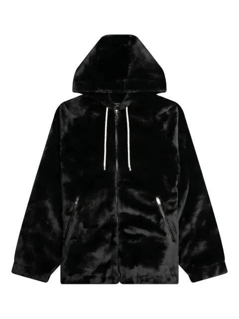 skull-print hoodied jacket by MASTERMIND