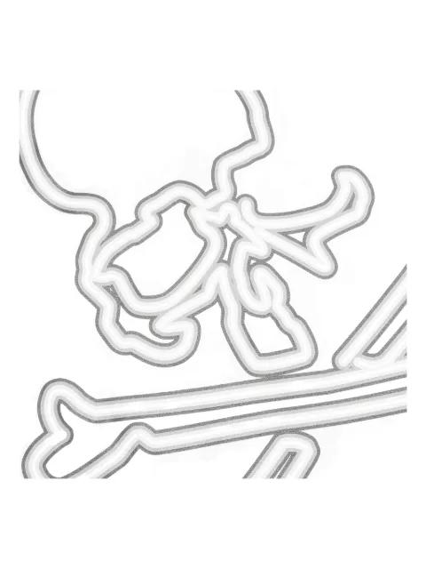 skull-print long-sleeve T-shirt by MASTERMIND