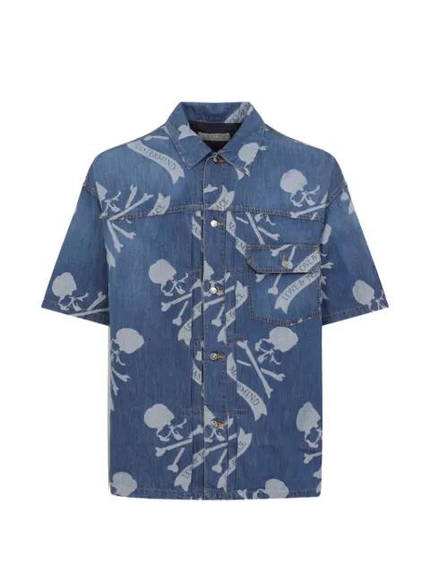 skull print shirt by MASTERMIND