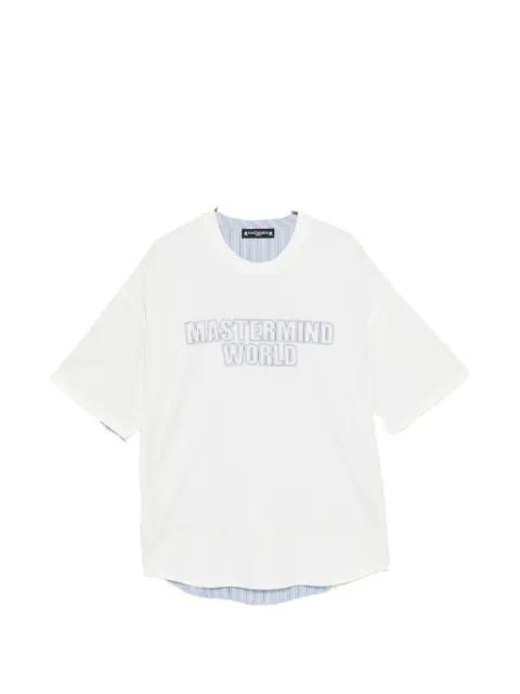 striped T-shirt by MASTERMIND