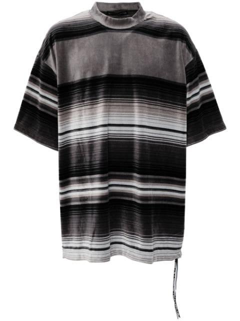 striped T-shirt by MASTERMIND