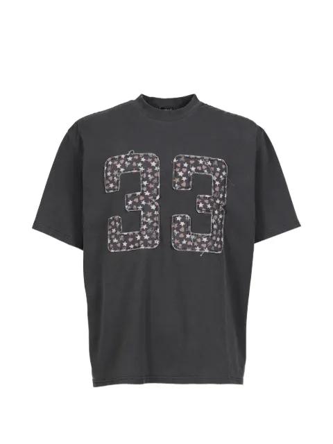 x SWJP appliqué T-shirt by MASTERMIND