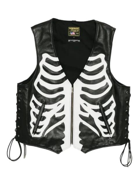 x VANSON Bones sleeveless jacket by MASTERMIND