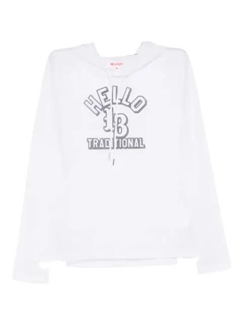 clear hoodie by MASU