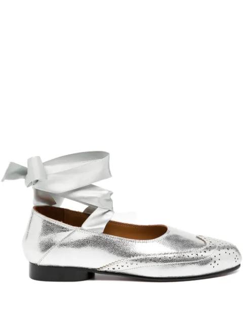 wing tip ballet shoes by MASU