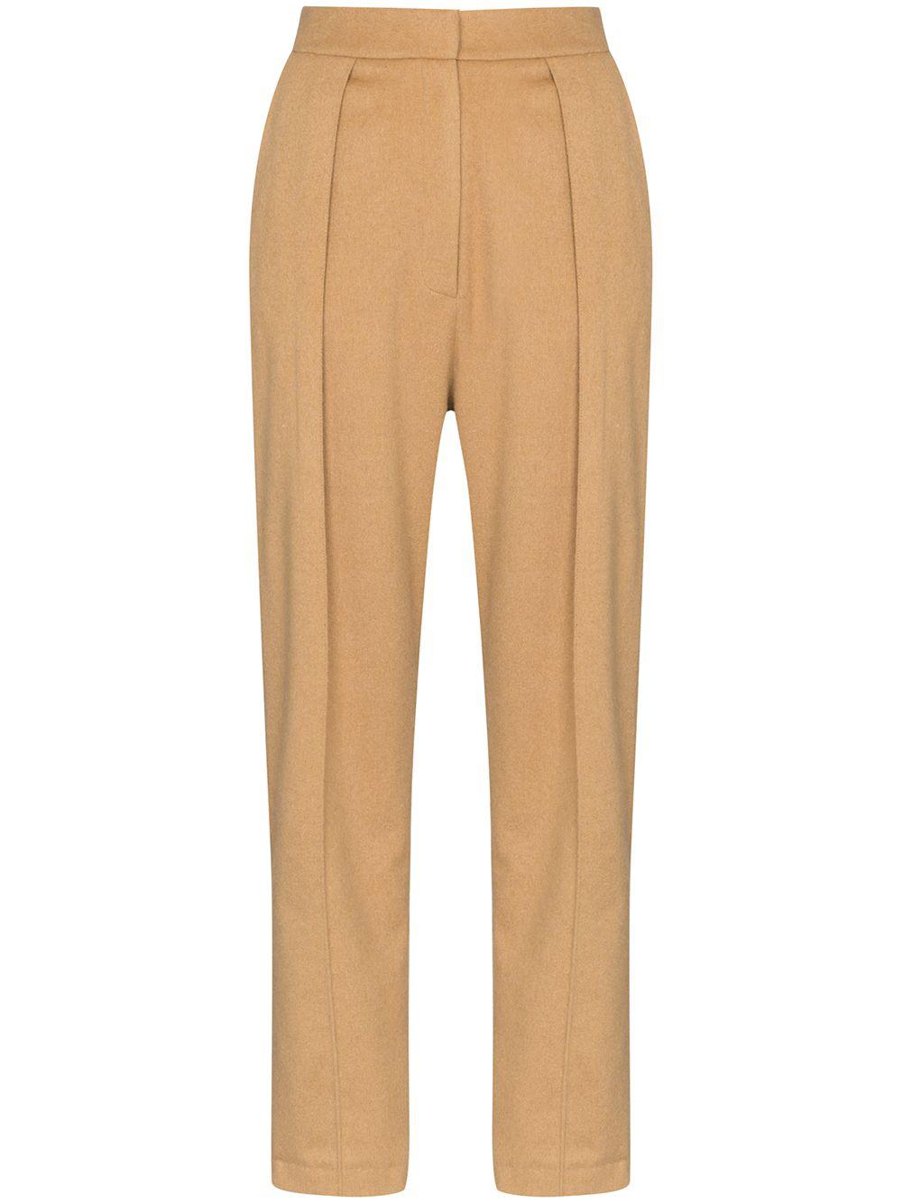 pleated wide-leg trousers by MATERIEL
