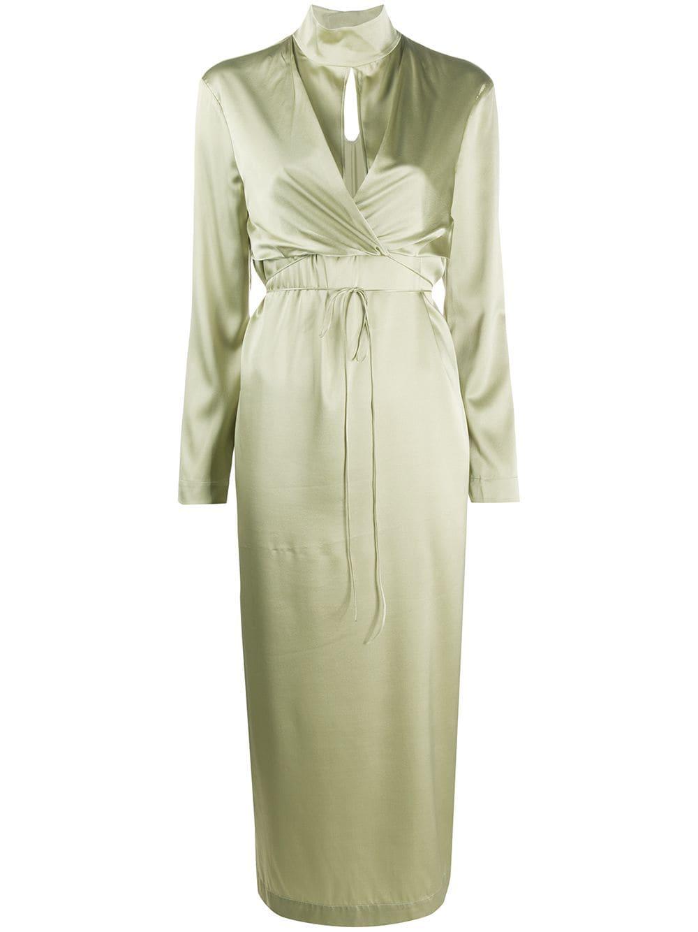 wrap midi dress by MATERIEL