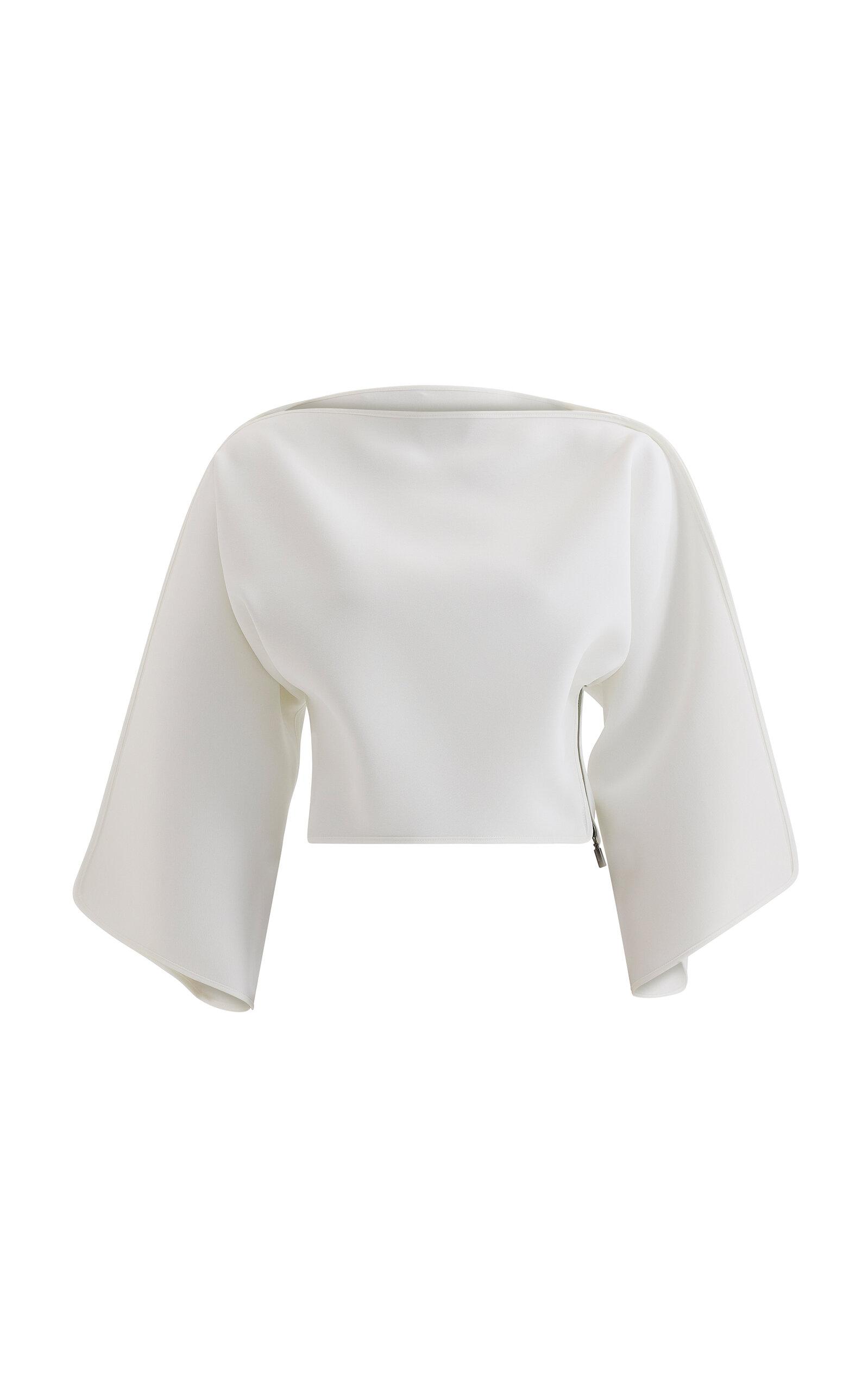 Maticevski Dazzle Draped Cropped Top - Moda Operandi by MATICEVSKI