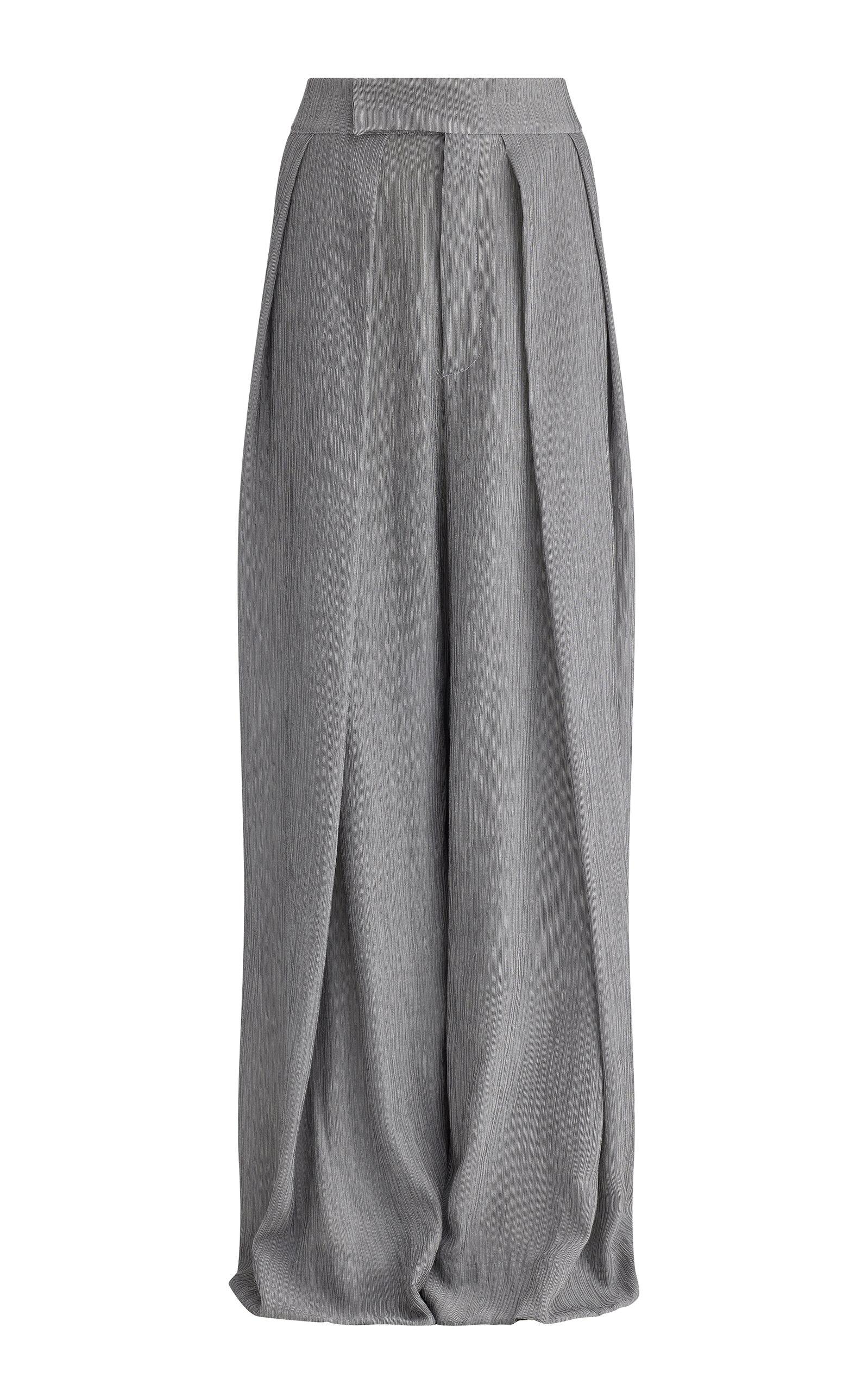 Maticevski Hello Sailor Crinkle Crepe Wide-Leg Pants - Moda Operandi by MATICEVSKI