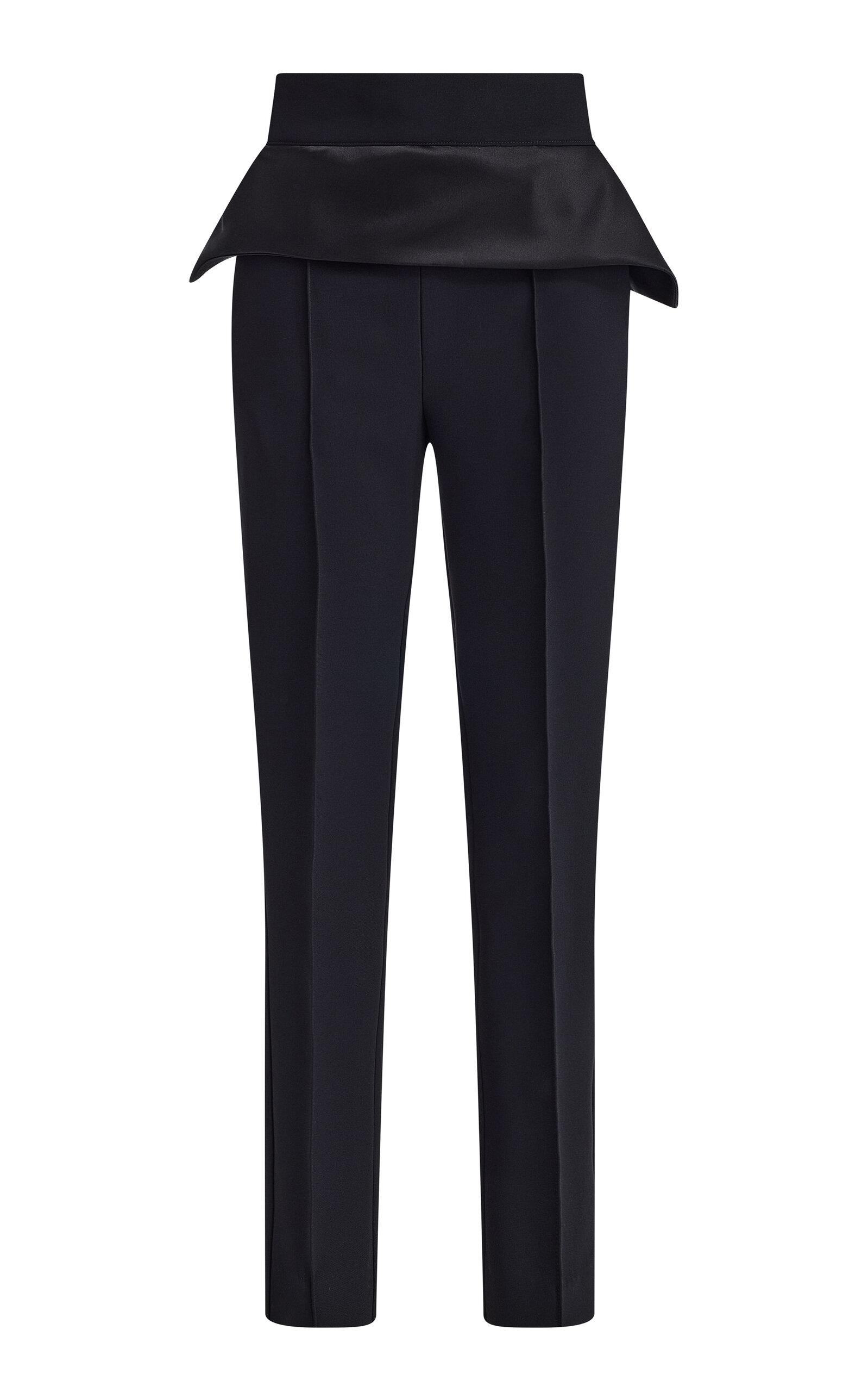 Maticevski Relate Satin-Trimmed Crepe Pants - Moda Operandi by MATICEVSKI