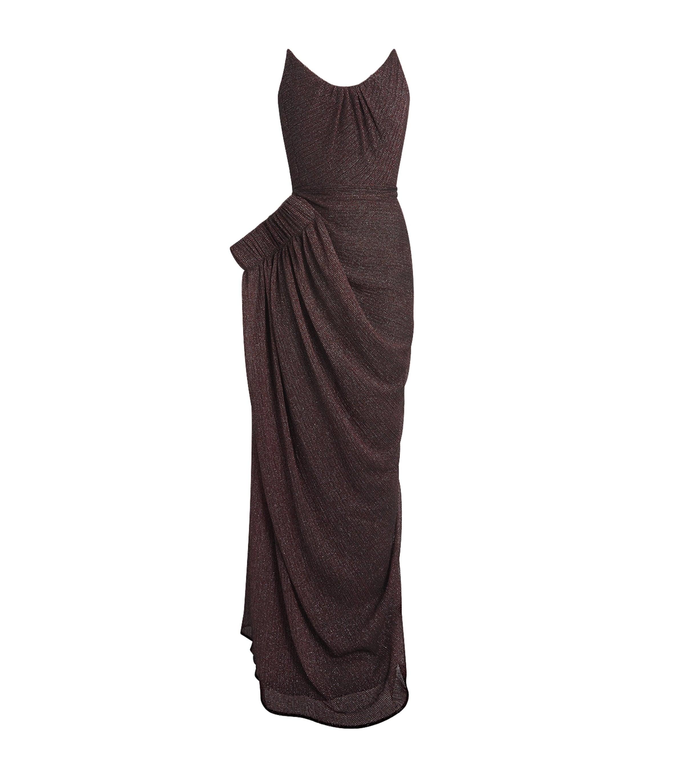 Metallic Lexicon Gown by MATICEVSKI