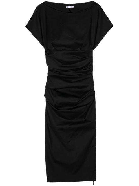 Yuzu ruched midi dress by MATICEVSKI