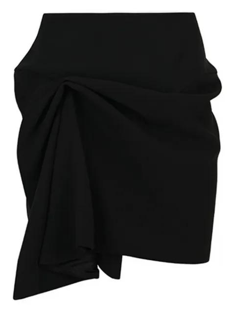 asymmetric zip-up mini skirt by MATICEVSKI