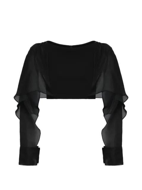 ruffled top by MATICEVSKI