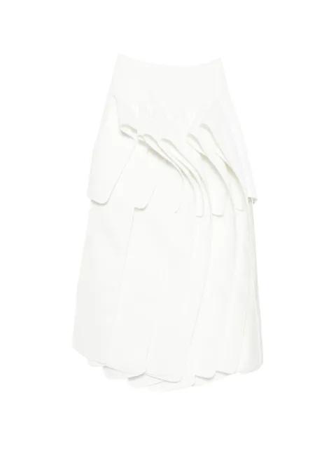 tiered panel midi skirt by MATICEVSKI