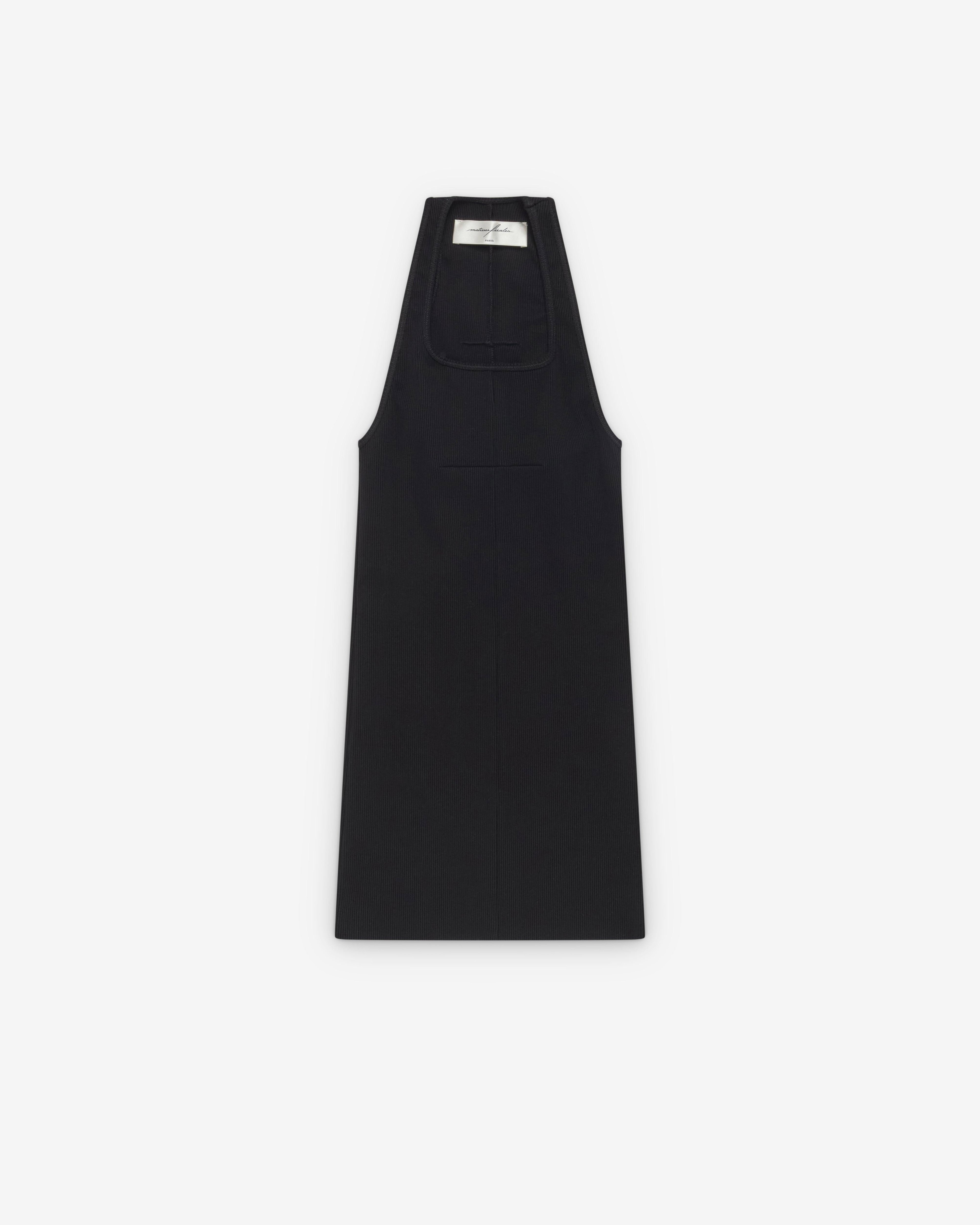 Matières Fécales - Women's Cross Seam Tank - (Black) by MATIERES FECALES