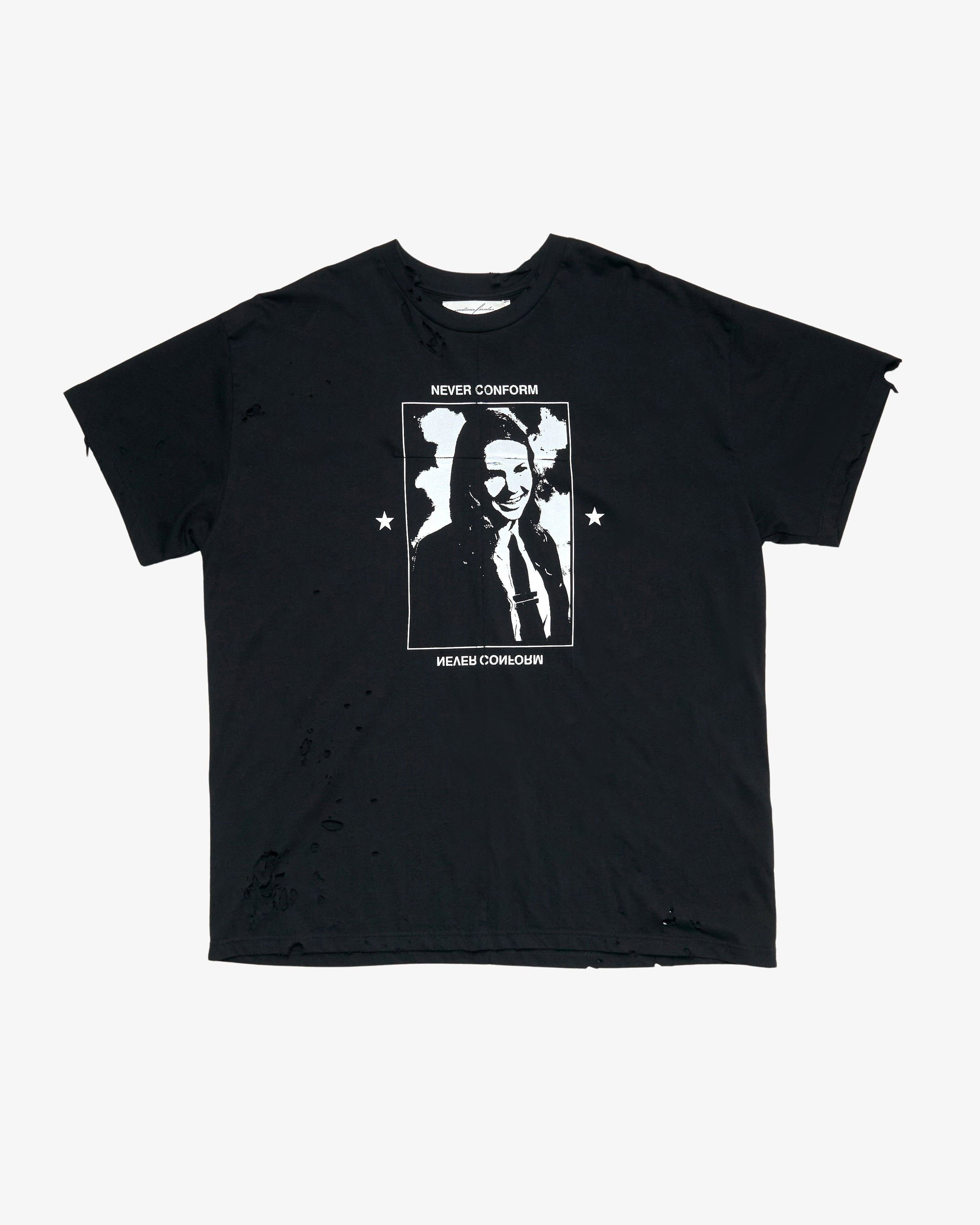Matières Fécales - Women's Hannah Tee Knit - (Black) by MATIERES FECALES