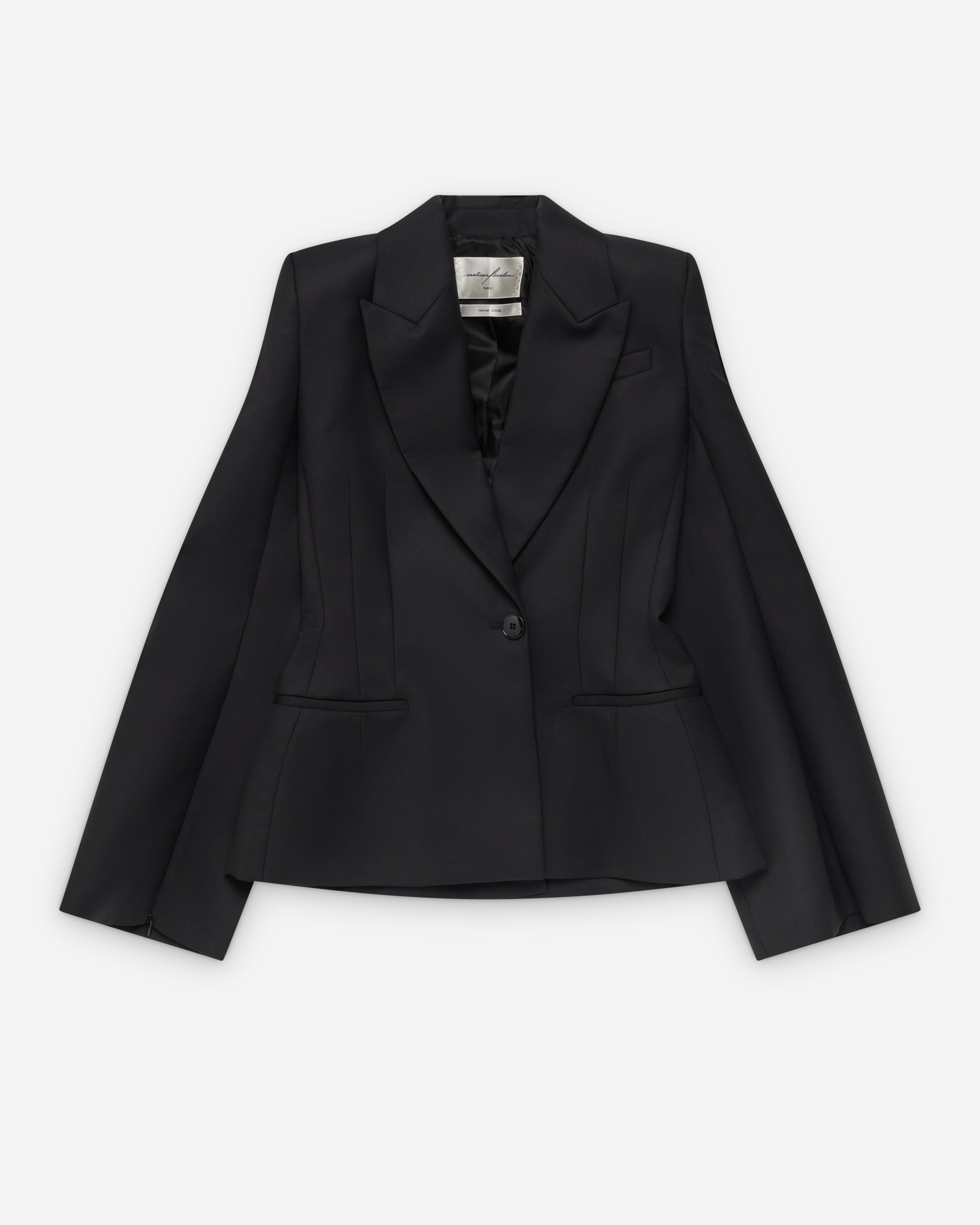 Matières Fécales - Women's Madame H. Blazer - (Black) by MATIERES FECALES