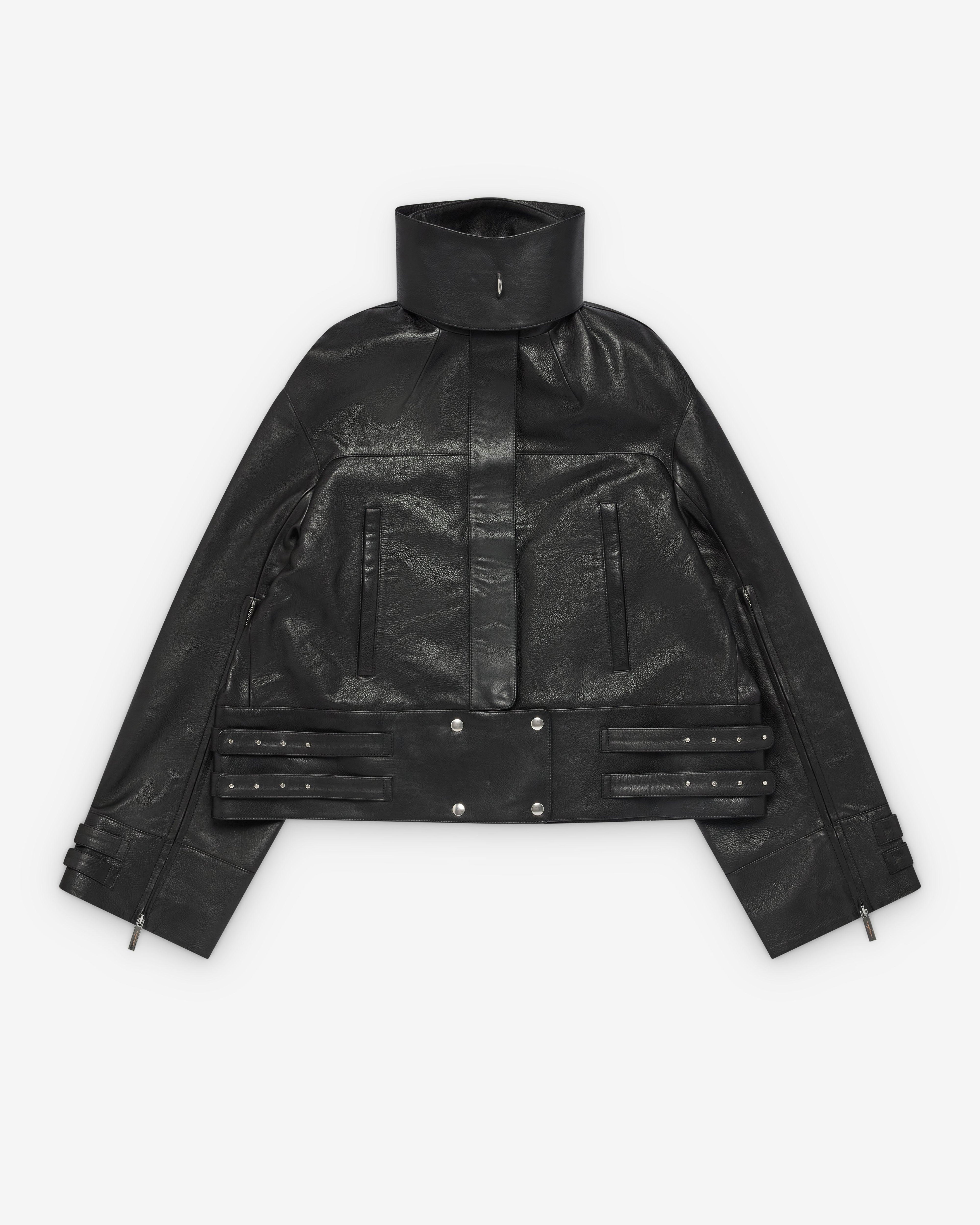 Matières Fécales - Women's Parma Leather Jacket - (Black) by MATIERES FECALES