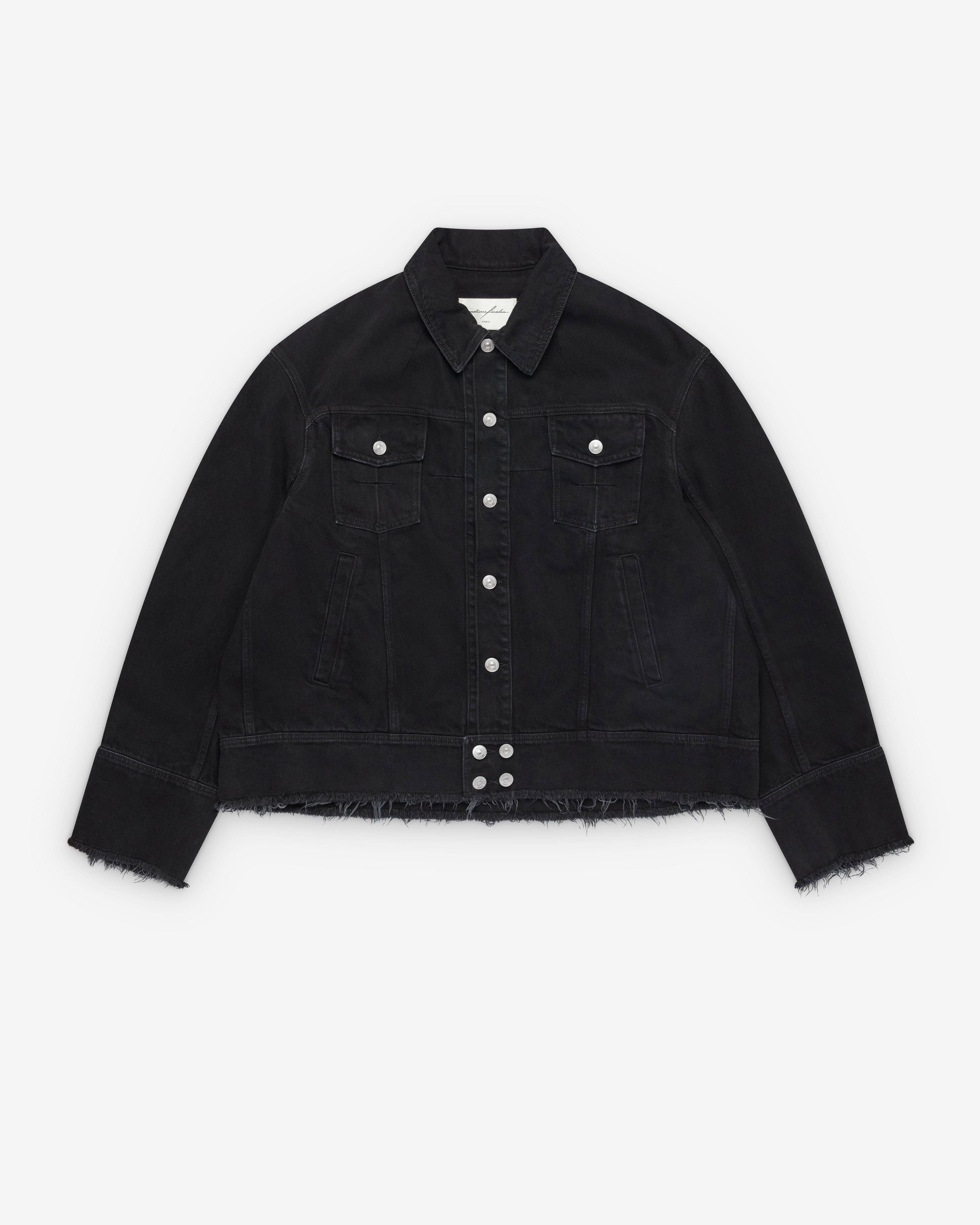 Matières Fécales - Women's Pierre M. Denim Jacket - (Black( by MATIERES FECALES