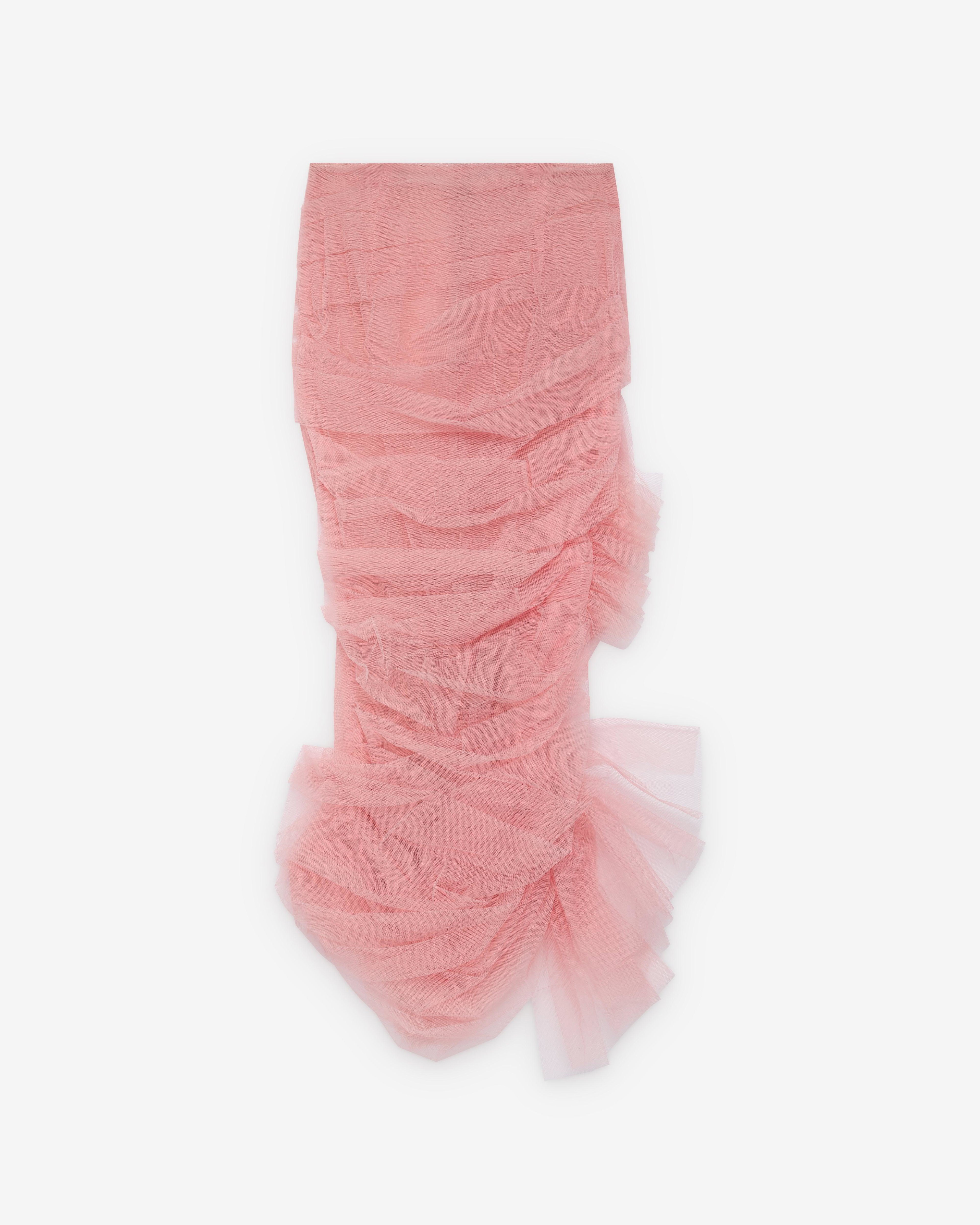 Matieres Fecales - DSM Exclusive Women's Madame L. Tulle Skirt - (Pink) by MATIERES FECALES