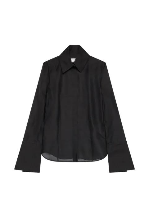 Sclera semi-sheer shirt by MATIERES FECALES