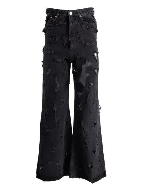 distressed-effect jeans by MATIERES FECALES