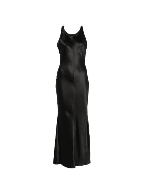 satin maxi dress by MATIERES FECALES