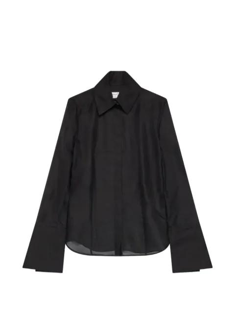 sheer silk shirt by MATIERES FECALES