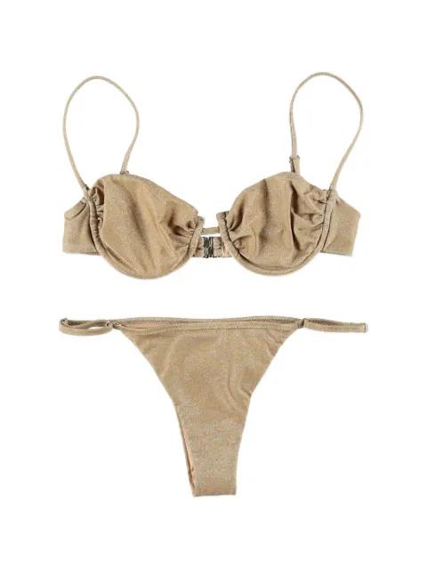 Marina gathered bikini by MATINEE