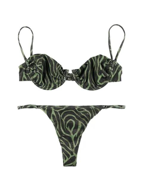 Marina zebra-print bikini by MATINEE