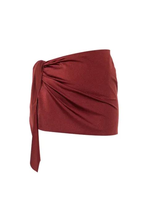 knot-detail sarong skirt by MATINEE