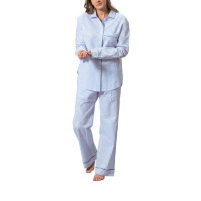 Matteo Striped Seersucker Pajama Set by MATOUK