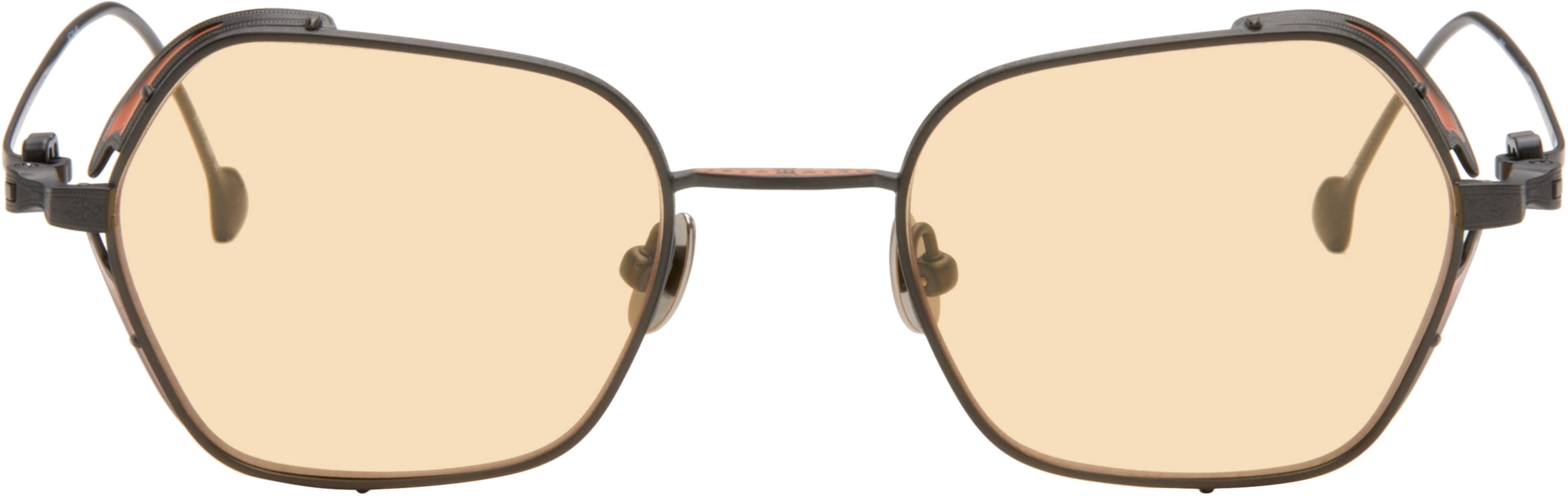 Black M3153 Sunglasses by MATSUDA
