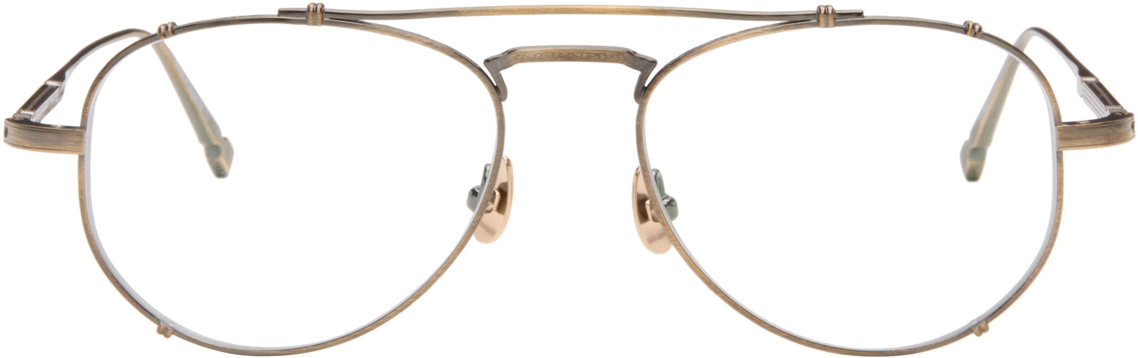 Gold M3142 Glasses by MATSUDA