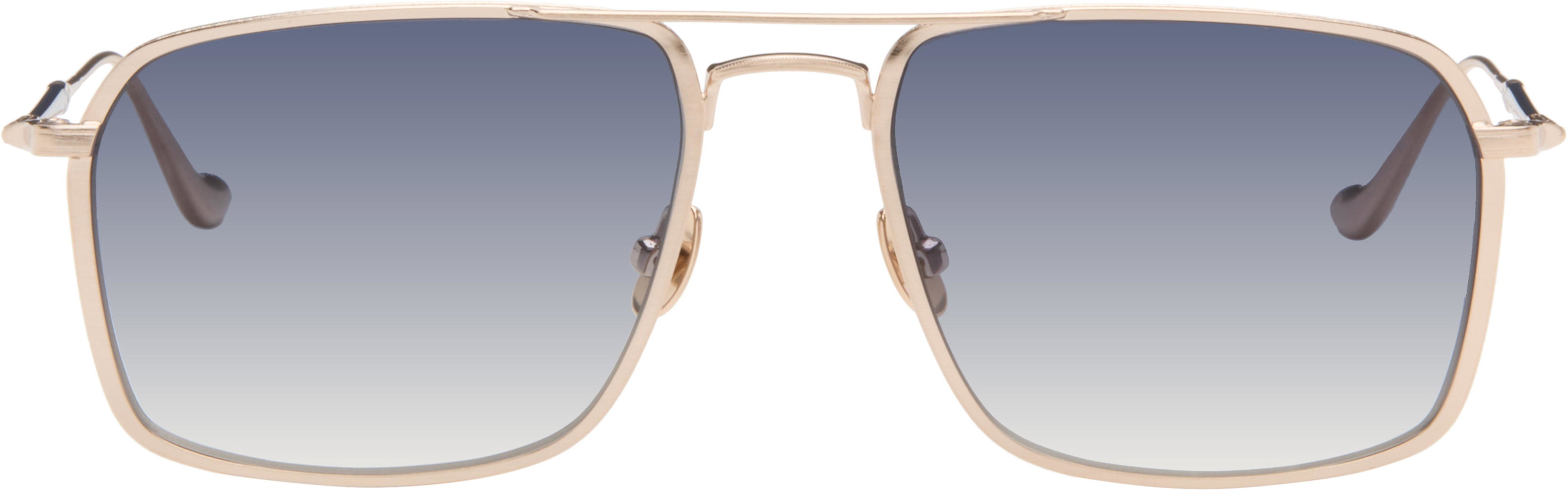 Gold M3146 Sunglasses by MATSUDA