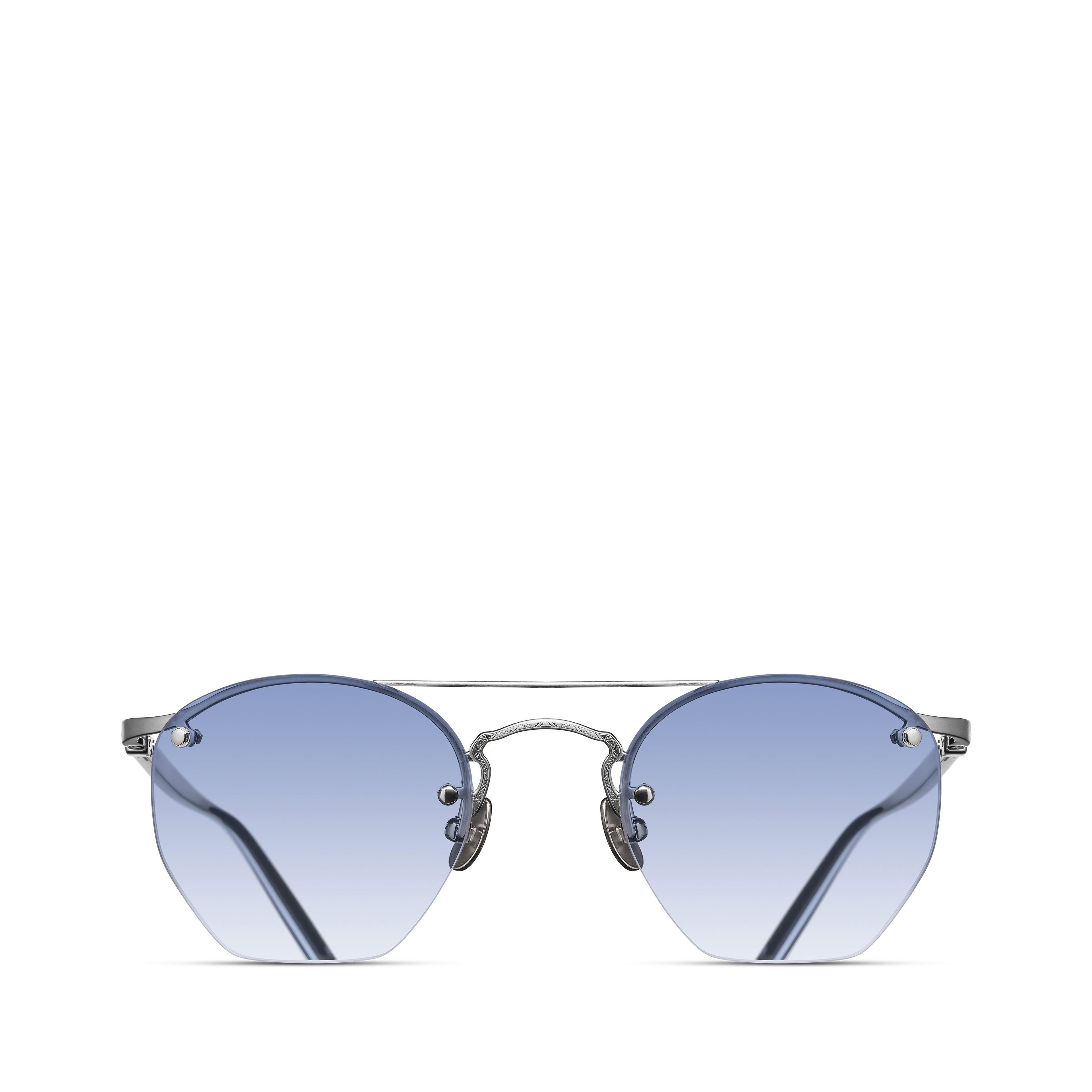 Matsuda - M3117 Silver Sunglasses - (Silver) by MATSUDA
