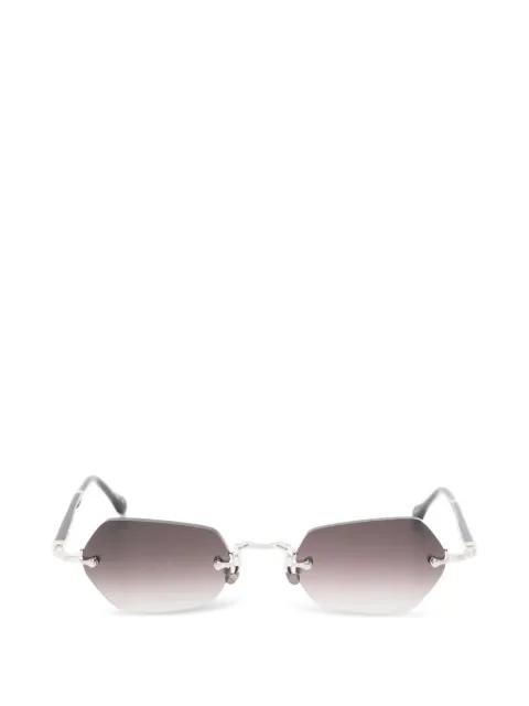 geometric-frame rimless sunglasses by MATSUDA