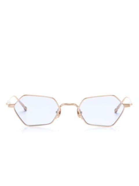 geometric-frame titanium sunglasses by MATSUDA
