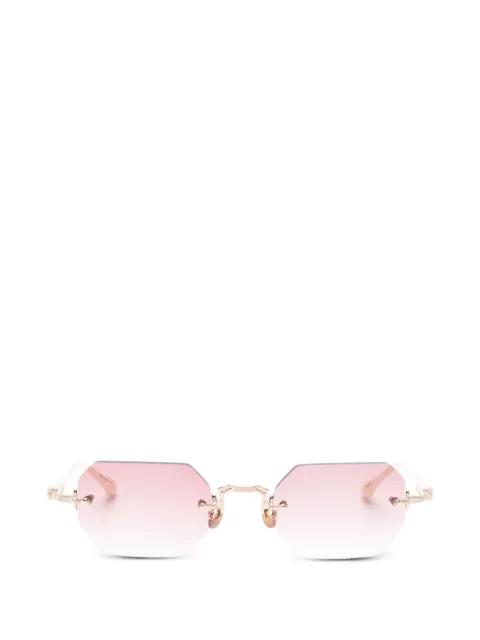 geometric-shape sunglasses by MATSUDA