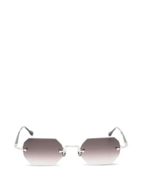 rimless geometric-frame sunglasses by MATSUDA